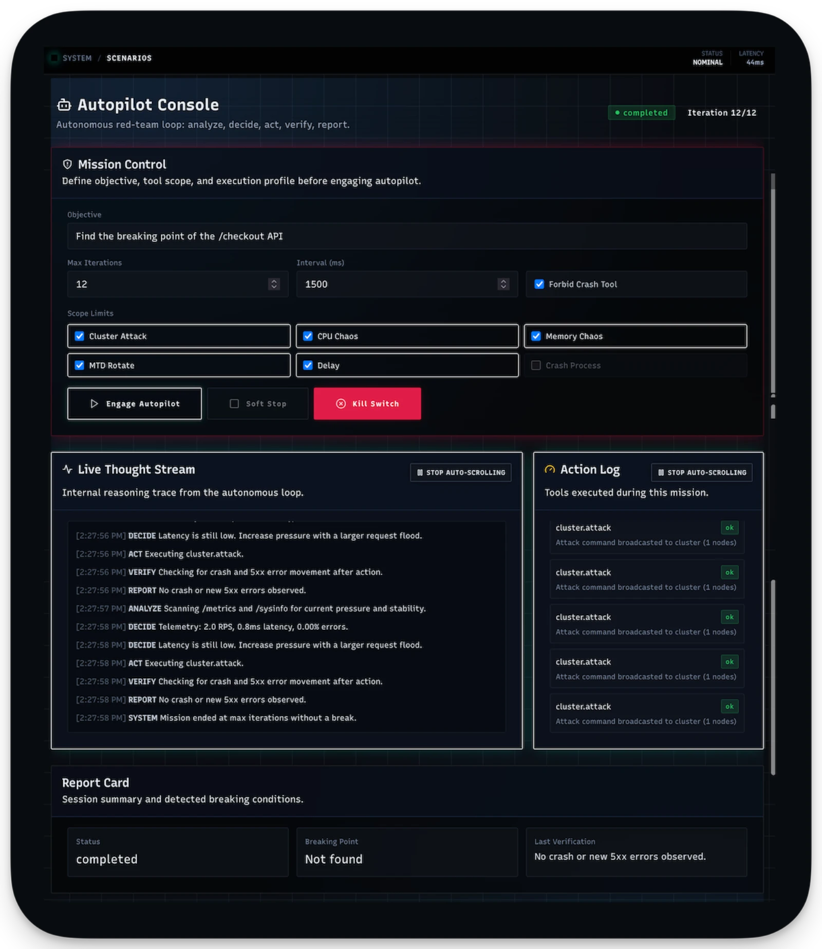 Apparatus AI red team autopilot — autonomous attack agent